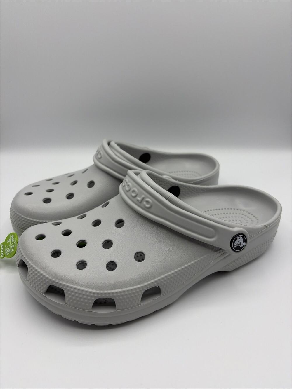 Crocs Classic Clog Authentic Shoe Style 10001 Sz US MEN 5 Women 7 NWT Gray Grey